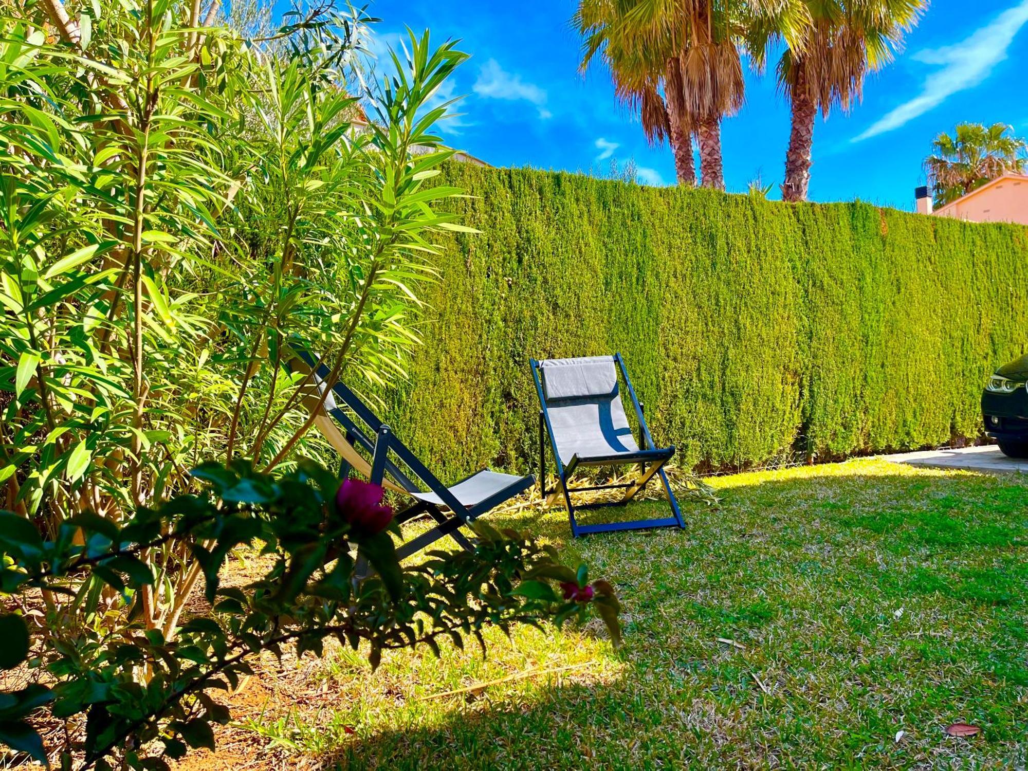 Villa Con Jardin En Oliva Nova Golf A 100M De La Playa Exterior foto